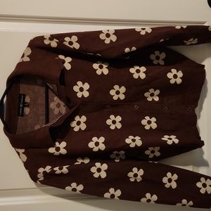 Never worn button down cropped sweater